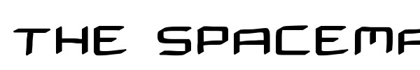 The Spaceman font preview